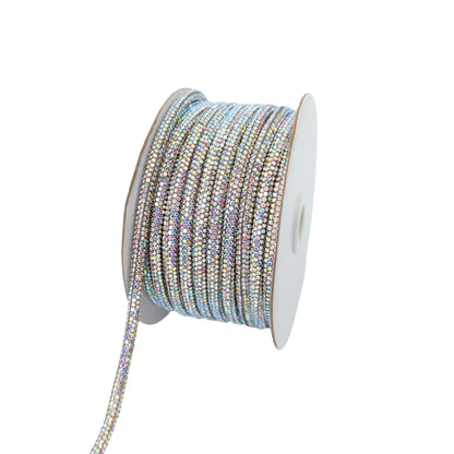 6MM Rhinestone Rope By Roll | 20 Yards