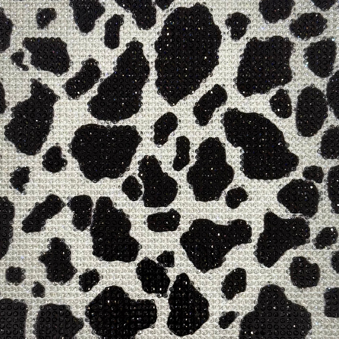 Hot-fix Animal Patterned Rhinestone Sheet 9.5 inch x 15.5