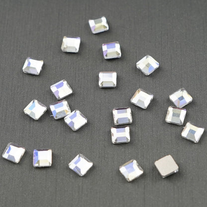 Square shape Rhinestone 4x4mm NON Hot-fix Mini Bag 2311