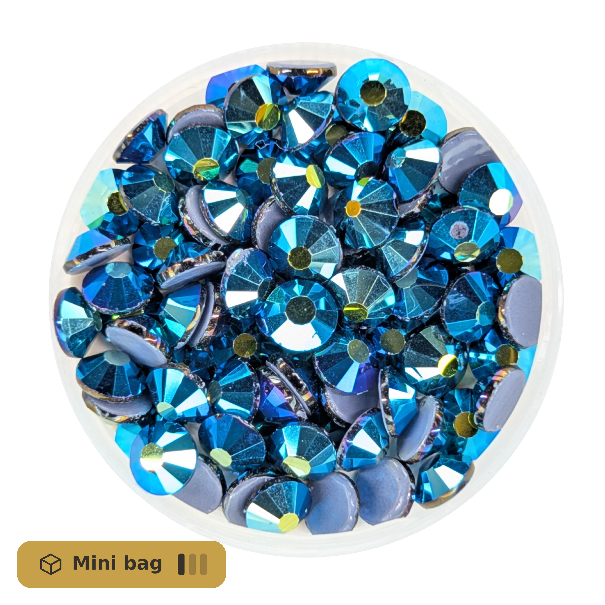 Black AB Hot-fix Rhinestones | Mini Bag | CrystAX – Axiland Rhinestone ...