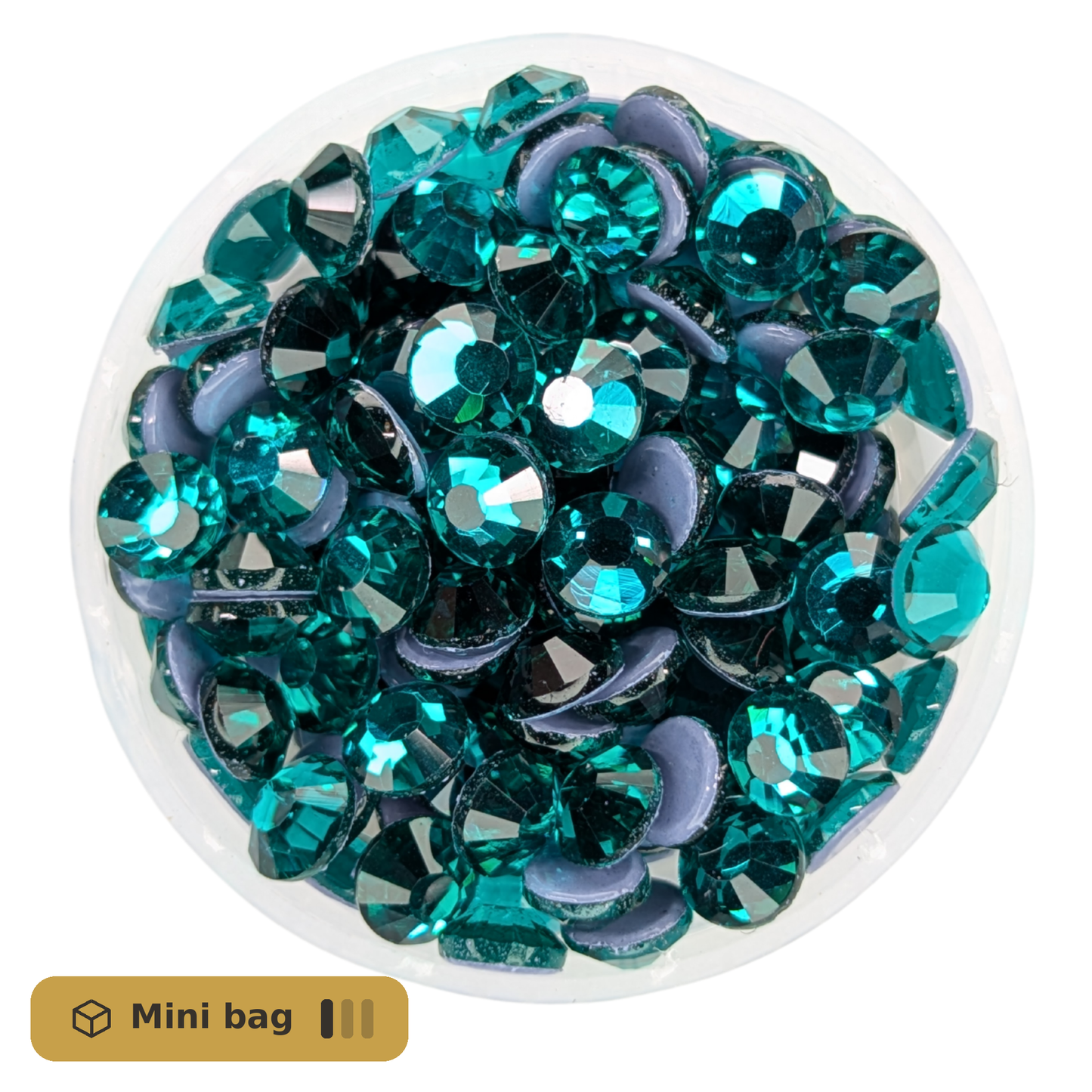 CrystAX Blue Zircon Hot-fix Mini Bag