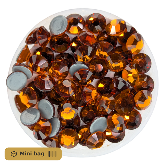 CrystAX Brown Hot-fix Mini Bag