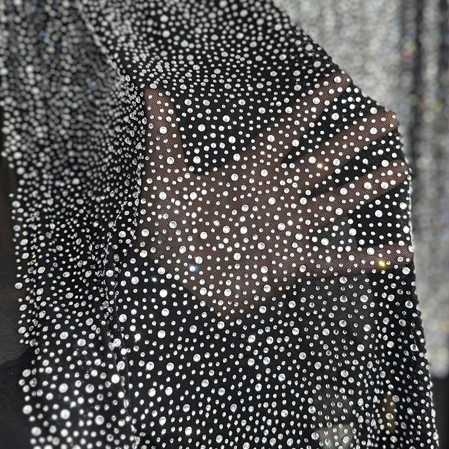 Tulle Multi-size Crystal Fabric CF2301