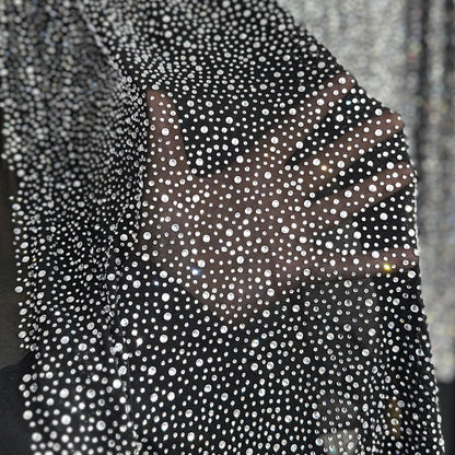 Tulle Multi-size Crystal Fabric CF2301