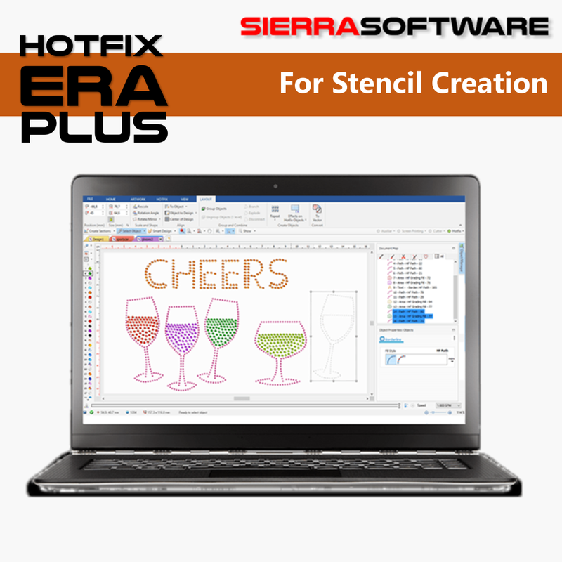 Hotfix Era Plus – Bling Design Software for Stencil Creation