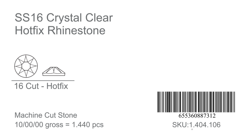 CrystAX Premium Crystal Clear Hot-fix Rhinestones
