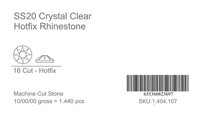 CrystAX Premium Crystal Clear Hot-fix Rhinestones