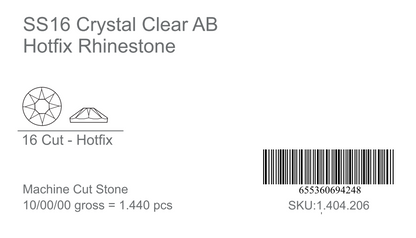 CrystAX Premium Crystal AB Hot-fix Rhinestones