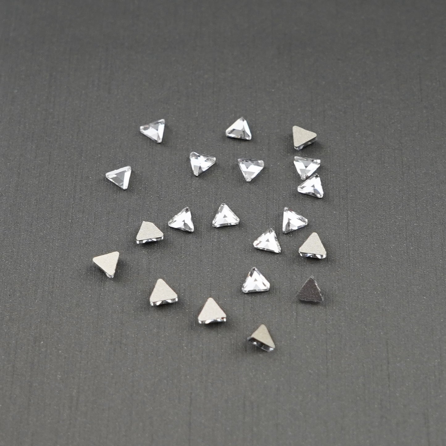Triangle shape Rhinestone 3x10mm NON Hot-fix Mini Bag -2253-