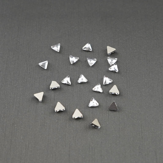 Triangle shape Rhinestone 3x10mm NON Hot-fix Mini Bag -2253-