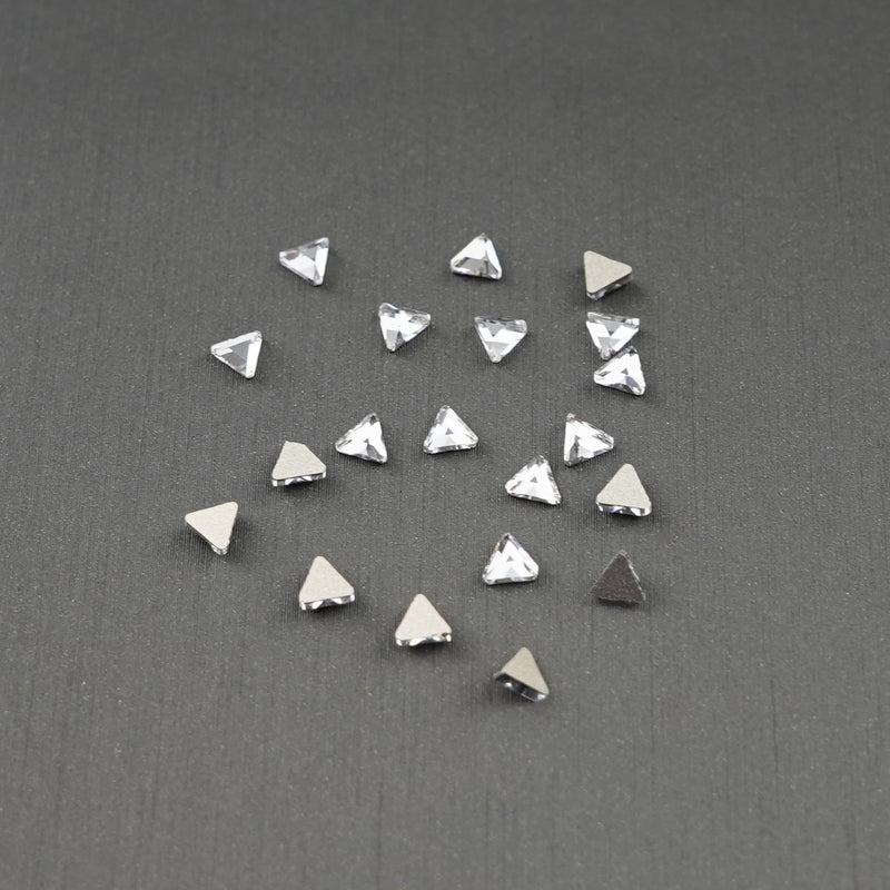 Triangle shape Rhinestone 3x10mm NON Hot-fix Mini Bag -2253-
