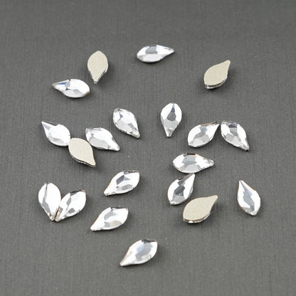 Flame shape Rhinestone 4x8mm 2570 NON Hot-fix Mini Bag 2553