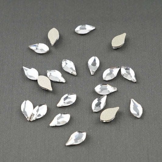 Flame Shape Rhinestone  5x10mm NON Hot-fix Mini Bag 2553