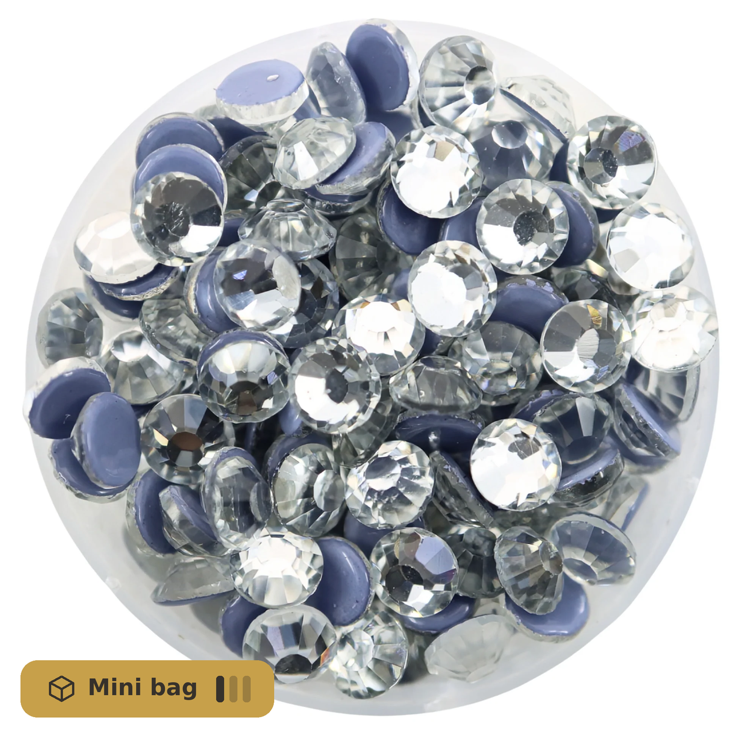 CrystAX Crystal Clear Hot-fix Mini Bag