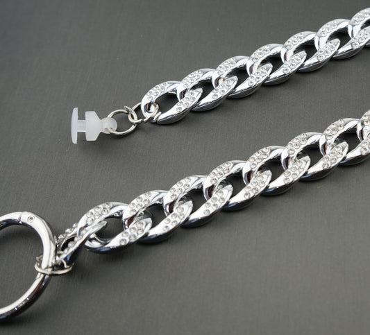 Rhinestone Crocs Chains