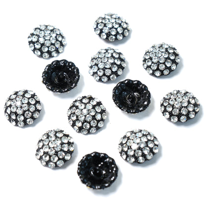 Rhinestone Round Button 204-11