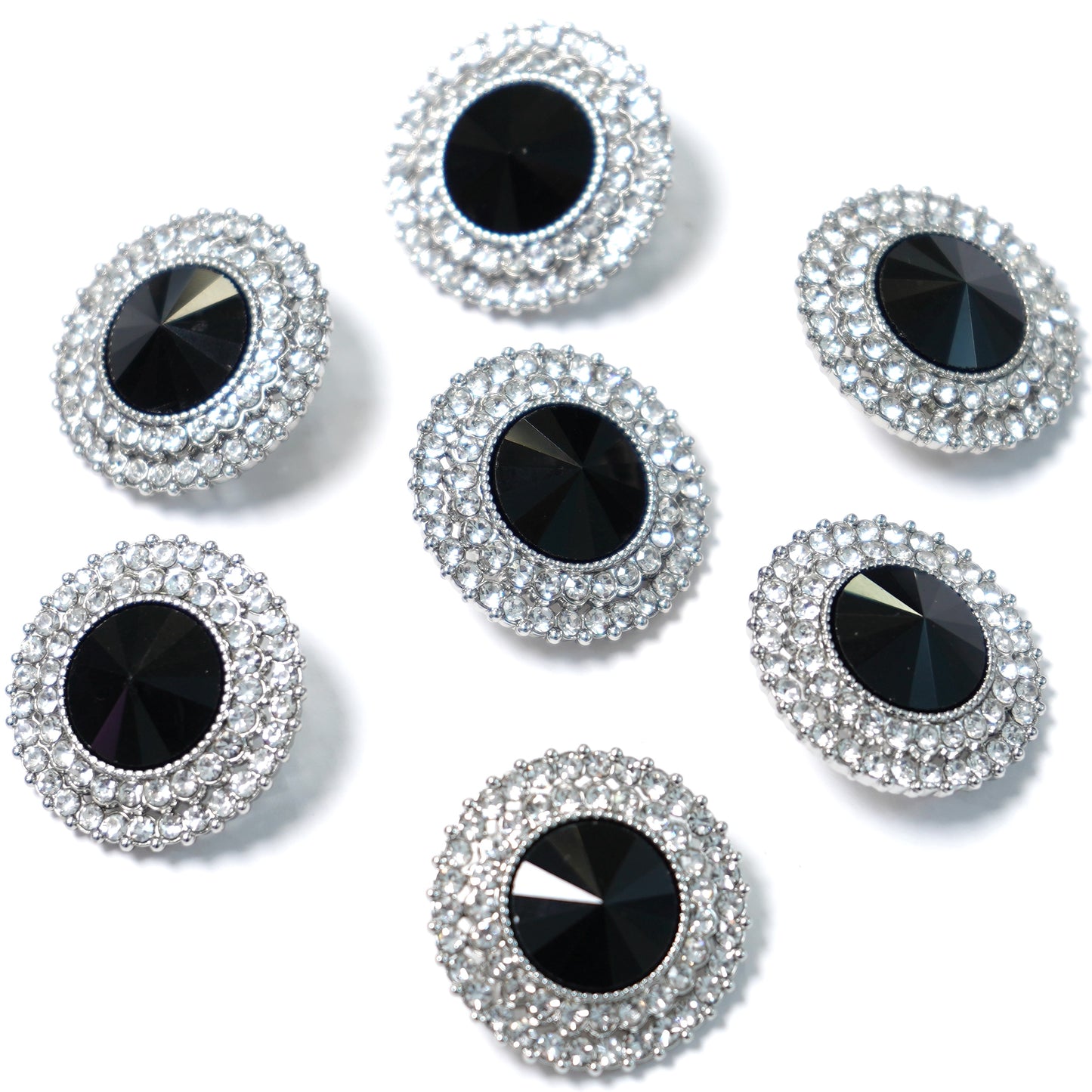 Rhinestone Round Button  204-30