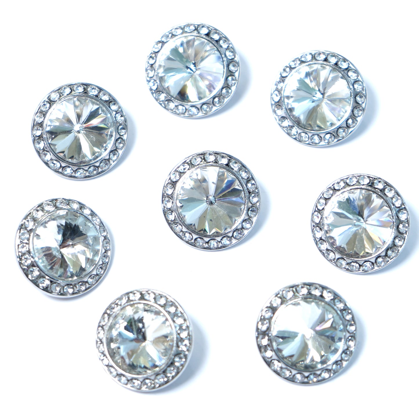 Rhinestone Round Button 204-18