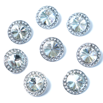 Rhinestone Round Button 204-18