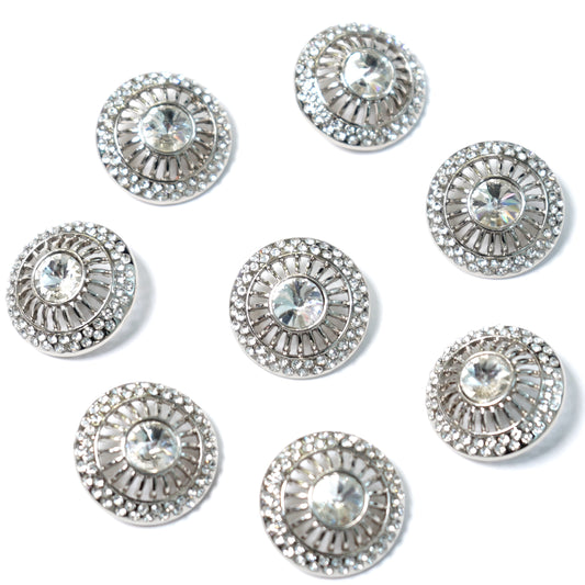 Rhinestone Round Button 204-28