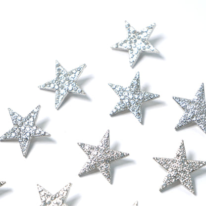 Rhinestone Flat Star Button 204-14