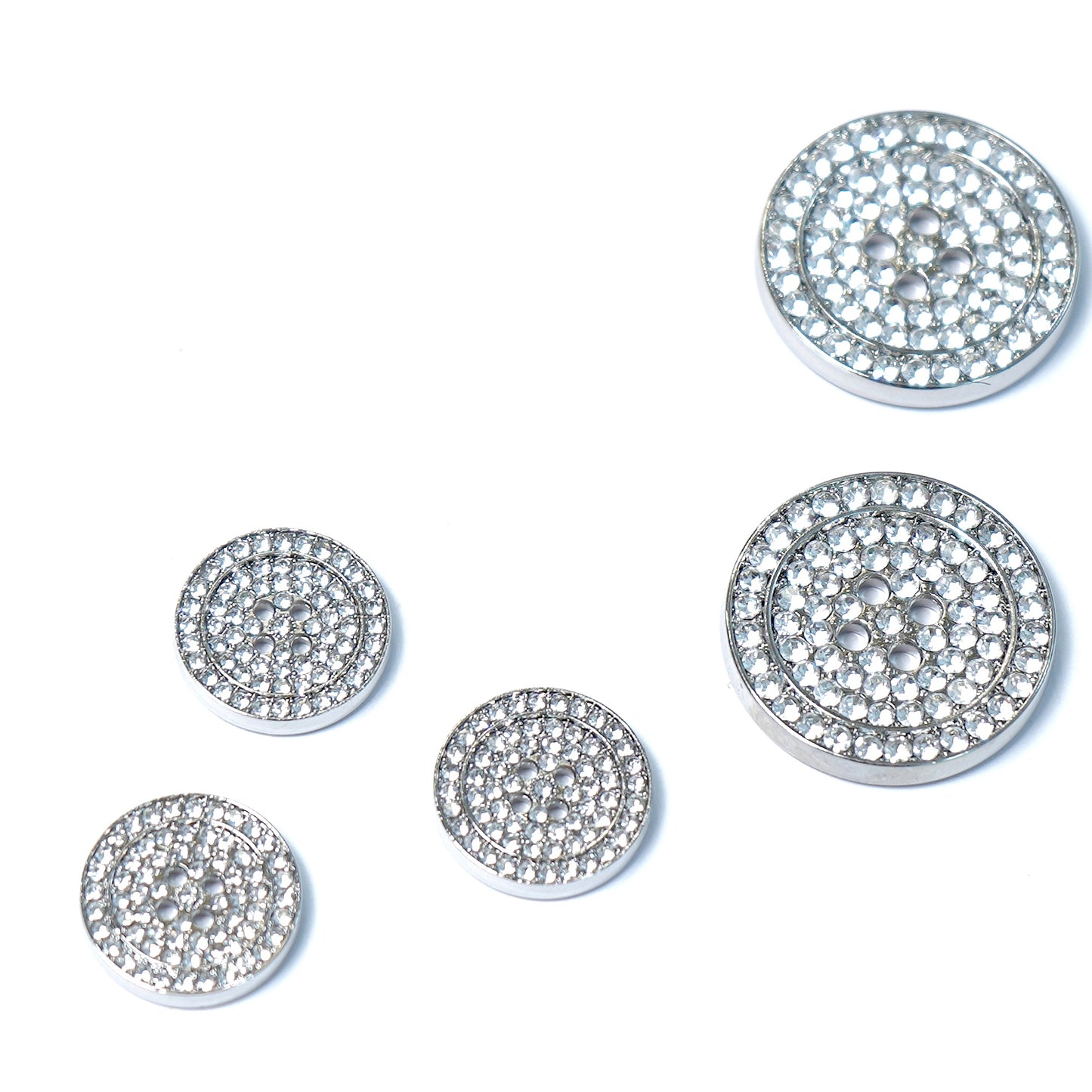 Rhinestone Flat Button 3 sizes 204-29