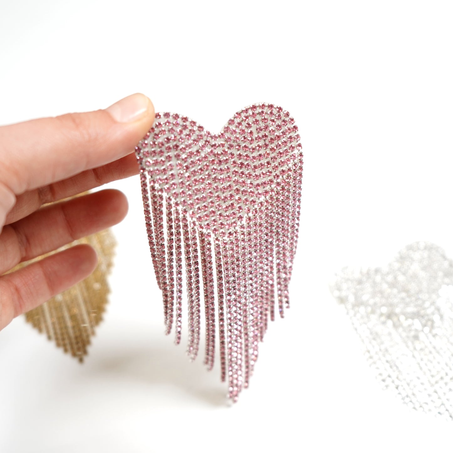 Dripping Heart Fringe Iron on Patch - 2401