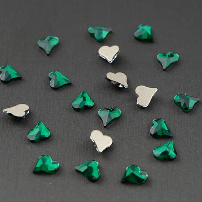 Curvy Heart 6x7mm NON Hot-fix Mini Bag 2572