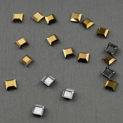 Square shape Rhinestone 4x4mm NON Hot-fix Mini Bag 2311