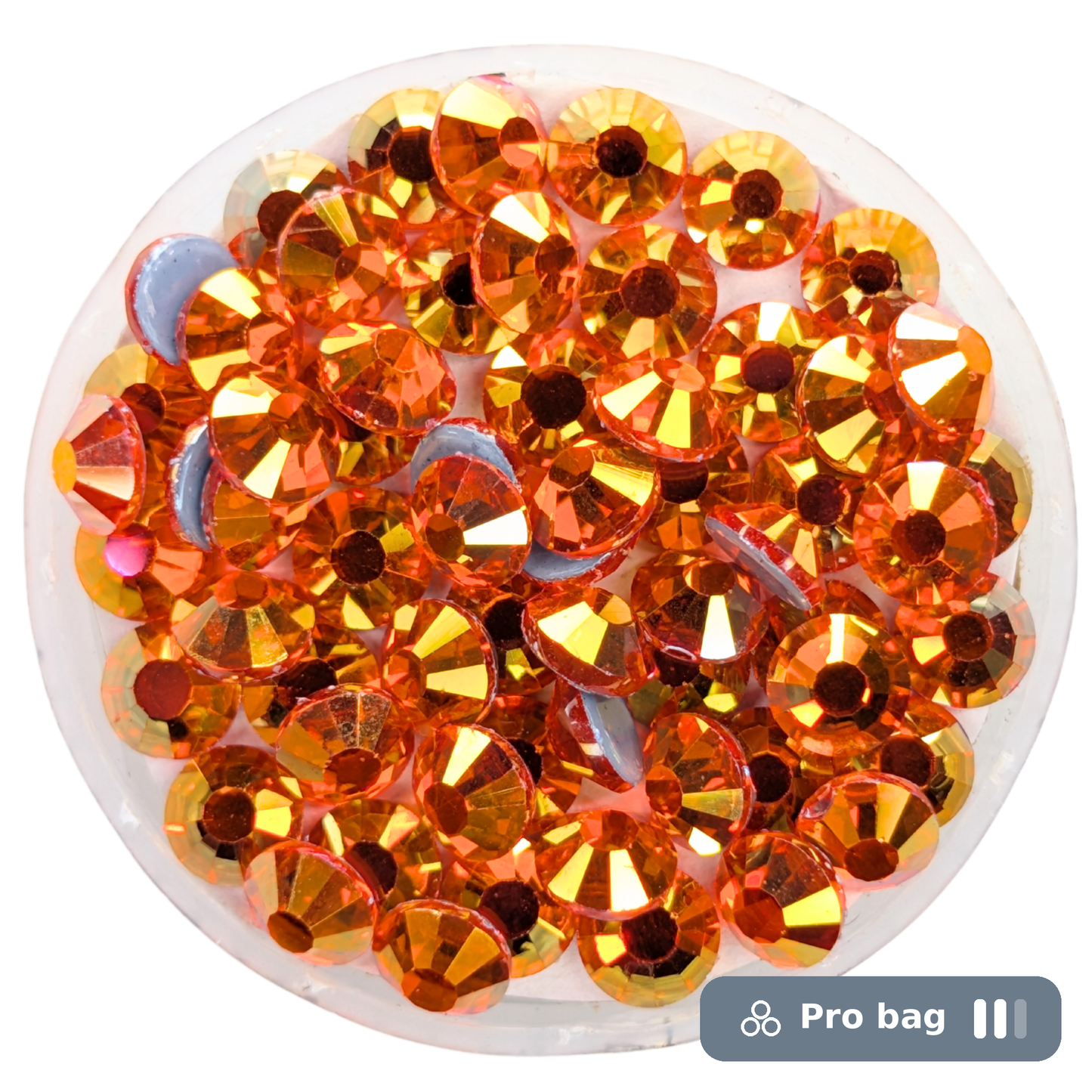 CrystAX Gold Orange AB Hot-fix Pro Bag