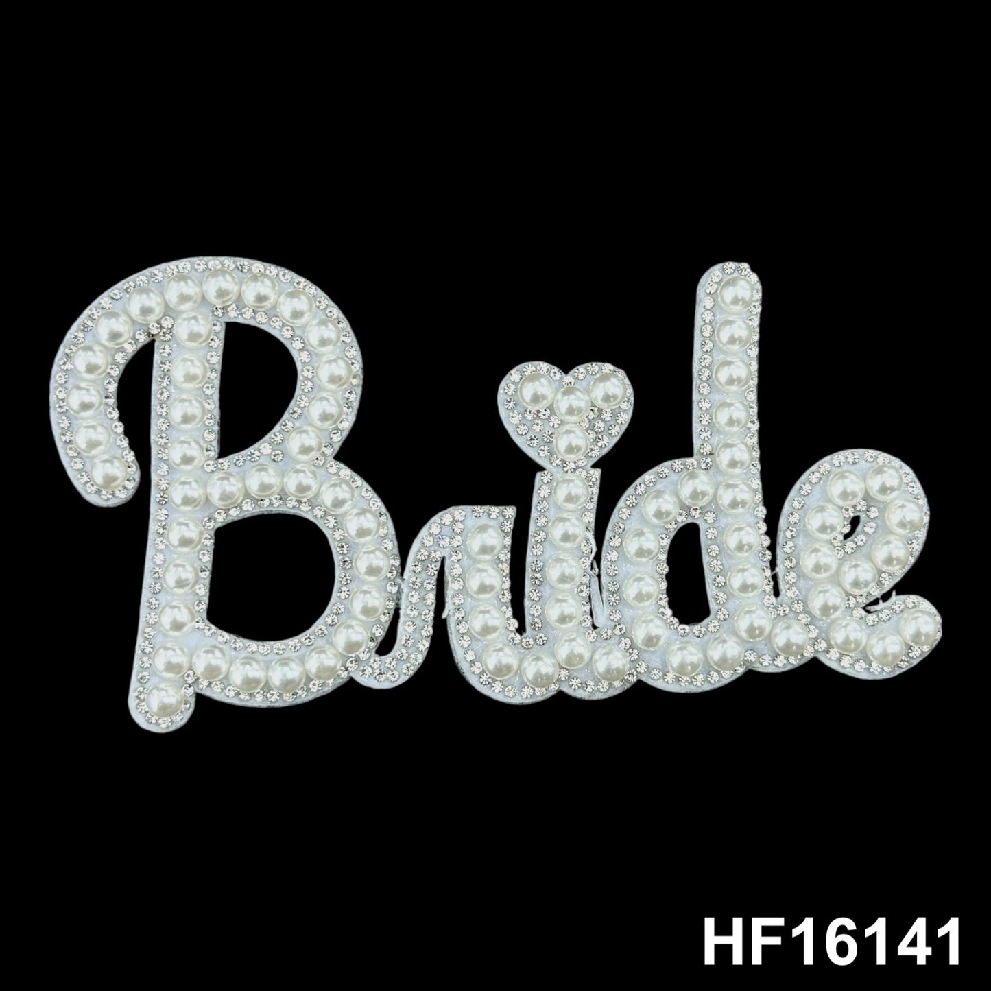 3D Hot-fix Iron on Rhinestone Patch