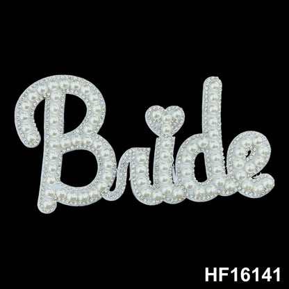 3D Hot-fix Iron on Rhinestone Patch