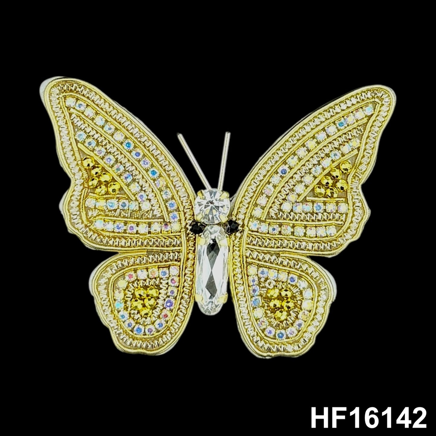 3D Hot-fix Iron on Rhinestone Patch