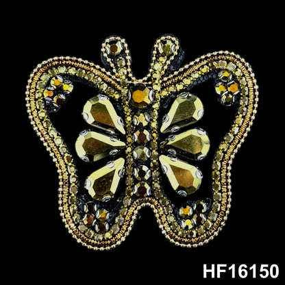 3D Hot-fix Iron on Rhinestone Patch
