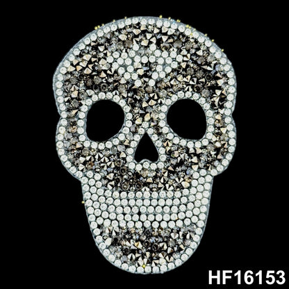 3D Hot-fix Iron on Rhinestone Patch