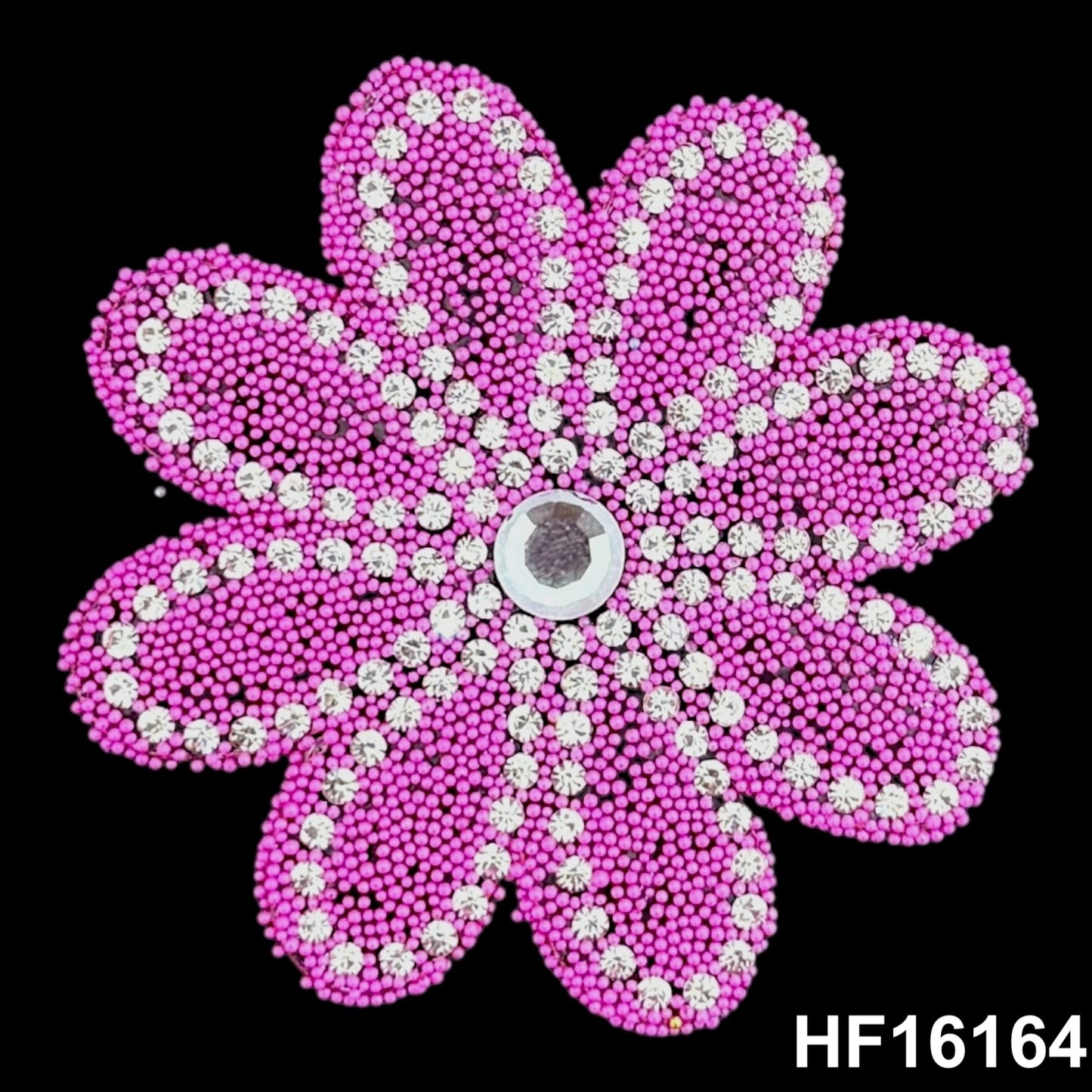 3D Hot-fix Iron on Rhinestone Patch