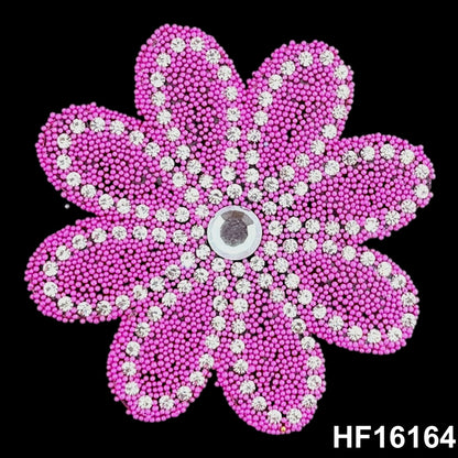 3D Hot-fix Iron on Rhinestone Patch