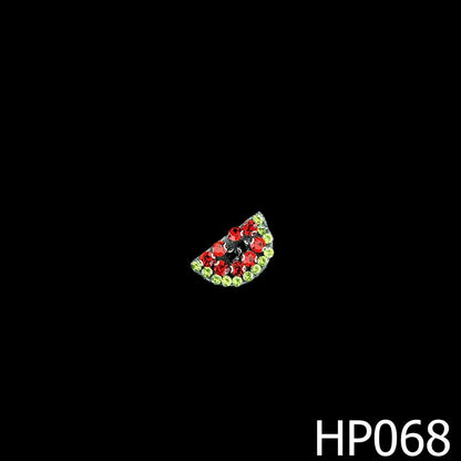 3D Hot-fix Mini Fruit Rhinestone Patches