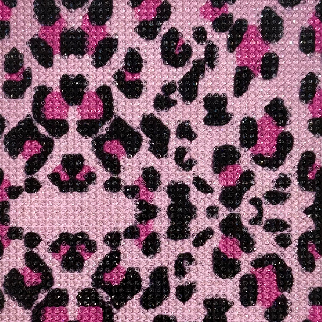 【最安値挑戦】 Hot-fix Animal Patterned Rhinestone Sheet 9.5 inch x 15.5 チャーム