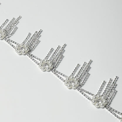 Rhinestone Pearl Trim by yard LSM-045-10Y