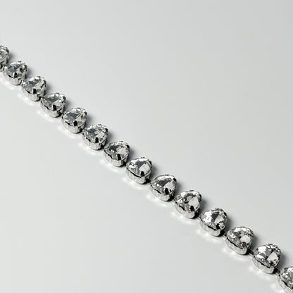 Rhinestone Trim by yard 10MM*Heart-10Y