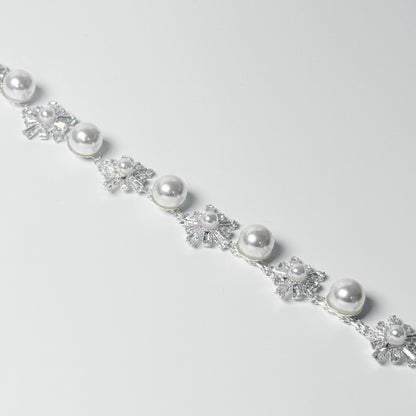 Rhinestone Pearl Trim by yard LSM-175-6Y