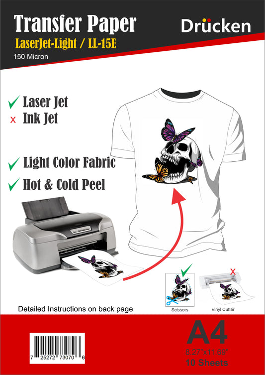 Transfer Paper / Laser Jet - Light / LL-15E / 150 Micron