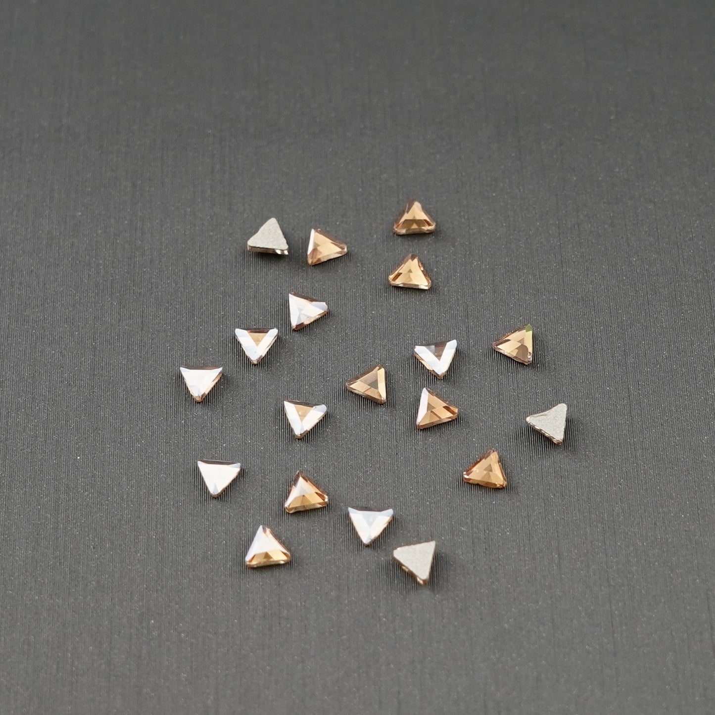 Triangle shape Rhinestone 3x10mm NON Hot-fix Mini Bag -2253-
