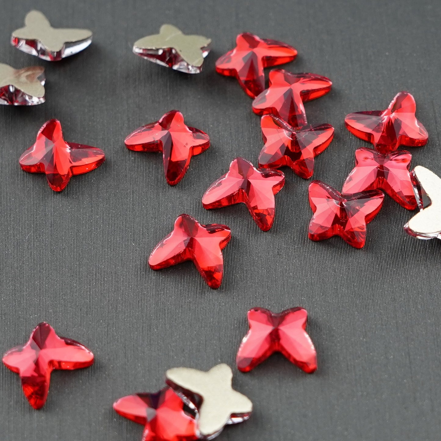 Butterfly shape Rhinestone 7x8mm NON Hot-fix Mini Bag 2502