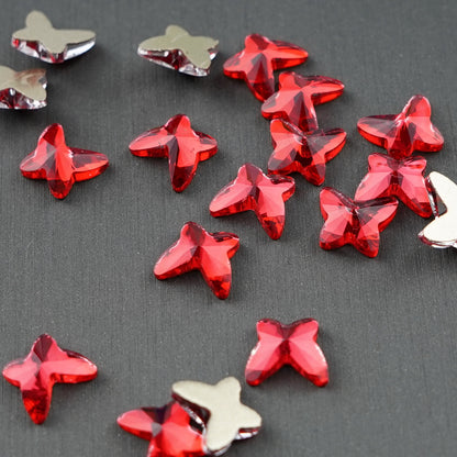Butterfly shape Rhinestone 7x8mm NON Hot-fix Mini Bag 2502