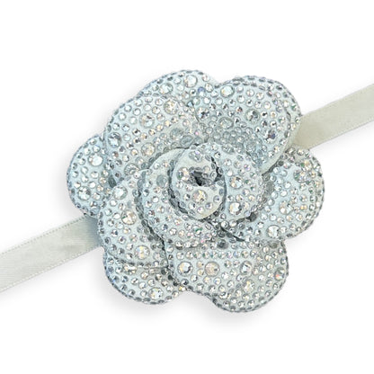 Multi-stone Flower Chocker