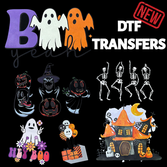 Halloween DTF Designs -HEAT TRANSFER-