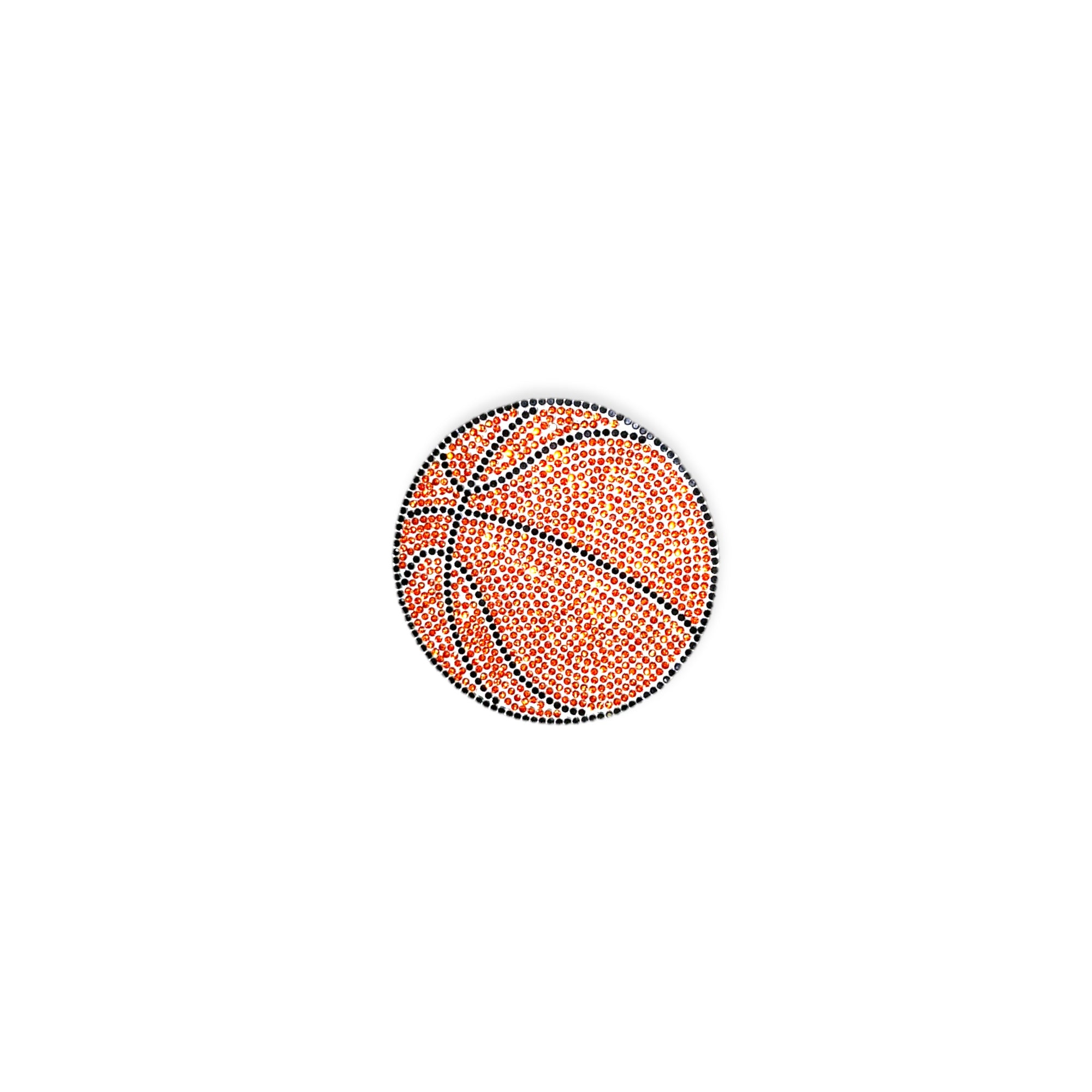 Basketball Hot-fix Rhinestone Patch 2414 – Axiland Rhinestone Depot