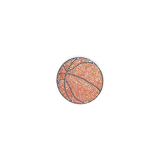 Basketball Hot-fix Rhinestone Patch 2414